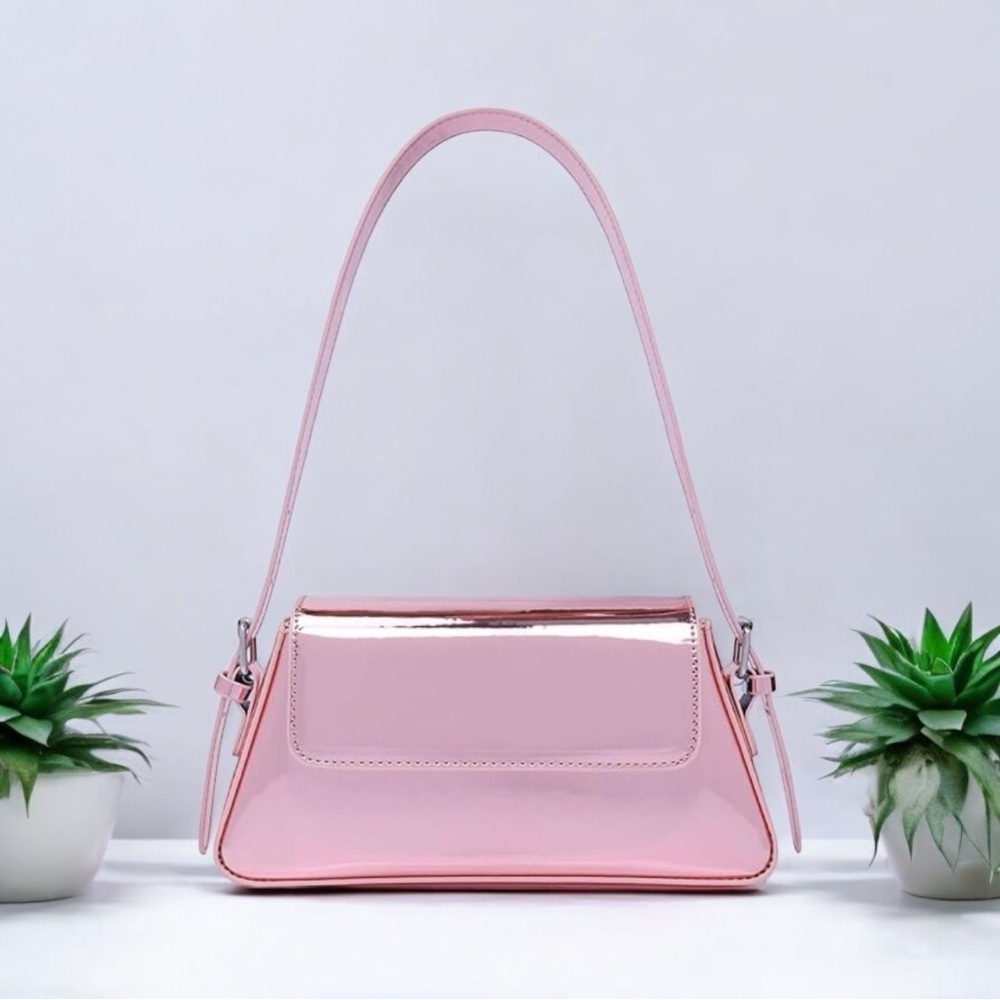 Metallic Y2K Hobo Shoulder/Crossbody Bag - Picture 1 of 2